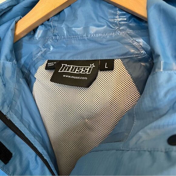 Mossi Blue Women's Sprint Windbreaker Jacket Large - Picture 4 of 12